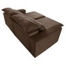 Sofá 4 Lugares Retrátil e Reclinável 250cm Porto  Veludo  - 6