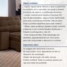 Sofá 4 Lugares Retrátil e Reclinável 250cm Espanha  Veludo  - 13