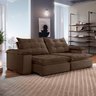 Sofá 4 Lugares Retrátil e Reclinável 250cm Espanha  Veludo  - 1