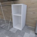 Ver imagem 1 de Mesa Lateral Branco Aparador de Sofa Escritorio Mesa Lateral Cama Mesa de Canto