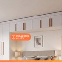 Ver imagem 5 de Guarda Roupas Modulado Closet de Canto Quarto Completo 12 Portas Espaço Cama Queen 1,58m Madrid