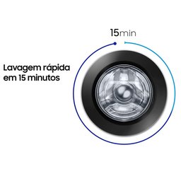 Lavadora de Roupas Samsung 11kg, Automática, Digital Inverter WW4000 - 4