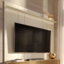 Ver imagem 1 de Painel Neon Float 2,15 m para TV com Iluminação LED Off-White Fosco