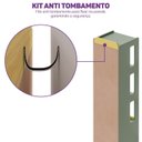 Ver imagem 5 de Estante 3 Nichos com Porta Petit Casatema MadeiraOriginals Verde/Mel