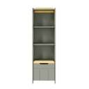 Ver imagem 2 de Estante 3 Nichos com Porta Petit Casatema MadeiraOriginals Verde/Mel