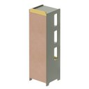 Ver imagem 4 de Estante 3 Nichos com Porta Petit Casatema MadeiraOriginals Verde/Mel