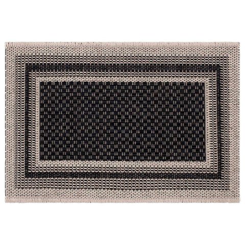 Capacho Sisal Eco-nature Moldura 77 Bege-chumbo 0,40x0,60m