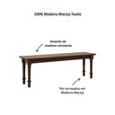 Ver imagem 3 de Banco Decorativo 8980wn Rubi Madeira Maciça Café Finestra