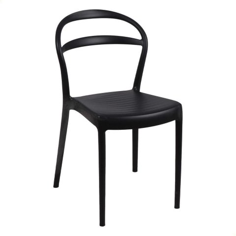 Cadeira Monobloco Summa Lia 92026009 Plástico Polipropileno Preto Tramontina