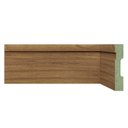 Ver imagem 1 de Rodapé MDF Frisado 10cm x 2,40m 1002 Moldufama