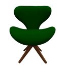 Ver imagem 1 de Poltrona Decorativa Juliete Suede Verde - Dominic Decor
