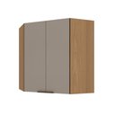 Ver imagem 2 de Armário Aéreo Canto Diagonal 2 Portas 74cm Vitra Luciane Móveis