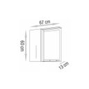 Ver imagem 6 de Espelheira Syrius 67cm- Fabribam Gabinetes