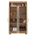 Ver imagem 5 de Conjunto para Escritório com Mesa Nt2105 e Armário Nt4040 Freijó/off White Notável