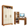 Conjunto para Escritório com Mesa Nt2105 e Armário Nt4040 Freijó/off White Notável - 1