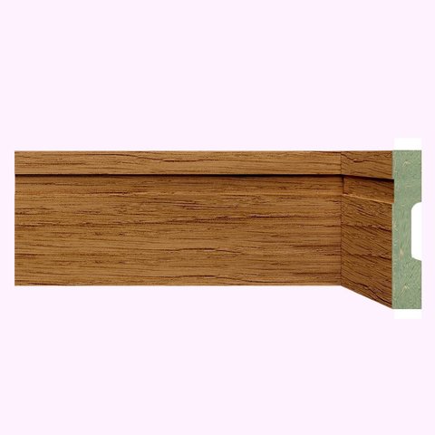 Rodapé MDF Frisado 10cm x 2,40m 1002 Moldufama