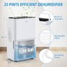 Takywep Desumidificador 25 Pints Energy Star 1.500 Sq.ft Branco - 6