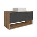 Ver imagem 2 de Gabinete de Banheiro Suspenso 90 cm BA307 com Cuba Artemis Yescasa