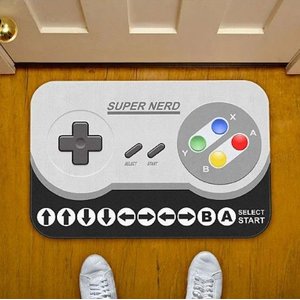 Tapete Decorativo Gamer Cheat Code 16-bits - Versão Europeia