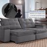 Sofá 4 Lugares Retrátil e Reclinável 250cm Espanha  Veludo  - 7