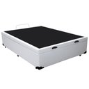 Ver imagem 6 de Cama Box Baú Viúva Sereneprime Sintético Branco 44x128x188