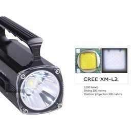 Lanterna Mergulho Recarregavel Temporizador Digital Led L2 - 5