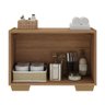 Gabinete Armário de Banheiro 62,5cm 2 Portas com Pés Multimóveis Mp5046 Rustic/natural - 4