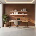 Ver imagem 5 de Kit 50 Placas Tijolinho Mdf Autocolante Decoração 3d para Interiores