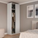 Ver imagem 1 de Closet Modulado de Canto Reto sem Portas Altezza Belmax:branco