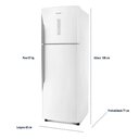 Ver mais imagens de Refrigerador Panasonic Frost Free Nr-bt41pd1wa Duplex 387l Branco 127v