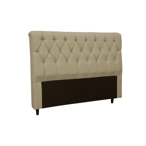 Cabeceira Viena Plus Queen 1,60 Linho Creme - Simbal