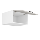 Ver imagem 2 de Armário Aéreo para Cozinha 60cm 1 Porta Basculante Cinza e Branco