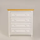 Ver imagem 2 de Cômoda Infantil Feliz  4 Gavetas Madeira Maciça