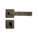 Ver imagem 1 de Fechadura 414 com Roseta Bronze Oxidado Banheiro