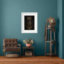 Ver imagem 2 de Quadro Menina Negra Fone Ouvido - 60x48cm:madeira Preta