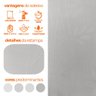 Papel de Parede Adesivo Lavavel Texturizado Linhas e Folhas Cinza 500x60cm - 3