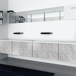 Papel de Parede Adesivo Lavavel Texturizado Linhas e Folhas Cinza 500x60cm - 11