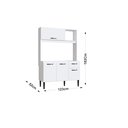 Ver imagem 3 de Cozinha Compacta 4 Portas 1 Gaveta 1 Nicho Katy  Móveis