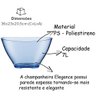 Balde de Gelo Champanheira 3 Garrafas Elegante Varias Cores Cor:azul - 3