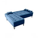 Ver imagem 2 de Sofá Cama com Chaise 3 Lugares 2,00 Mts Nice Matrix Azul