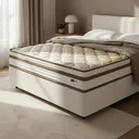 Ver imagem 1 de Cama Box com Colchão de Molas Ensacadas Double Face Pillow Euro Alfa Probel Casal 138cm
