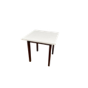 Ver imagem 1 de Mesa 80x80 Quadrada Branco