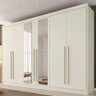 Guarda Roupas 6 Portas Alba Plus com Espelho 100% Mdf – Mademarcs - 2