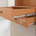 Ver imagem 5 de Guarda Roupa 230cm Casal 6 Portas 2 Gavetas - Cinamomo/ Areia Aramóveis