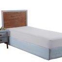 Ver imagem 1 de Lençol Solteiro Aveludado 400 Fios Cama Box e Infantil com Elástico Avulso:branco