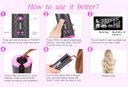 Ver imagem 2 de Modelador de Cabelo Automático sem Fio Modelador de Cachos Automático C/ Visor Lcd e Temperatura Aju