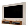 Painel de TV até 47" para Quarto e Sala Pequena Ipanema Anto:OffWhite/Freijó - 1