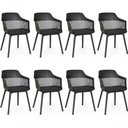 Ver imagem 1 de Kit com 8 Cadeiras para Sala de Jantar Marcela Preto