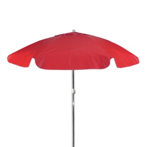 Guarda-Sol em Bagum e Haste de Alumínio 1,80M Vermelho Bel