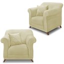 Ver imagem 1 de Kit 2 Poltronas Decorativas Retro Polo Suede 1100 Ezz